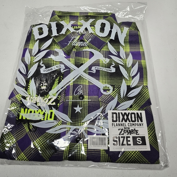 DIXXON FLANNEL x ROB ZOMBIE Flannel Shirt - Men's Small - Collab - Picture 4 of 14